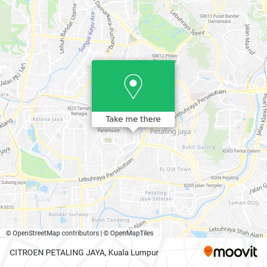 CITROEN PETALING JAYA map