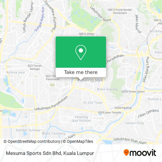 Peta Mesuma Sports Sdn Bhd