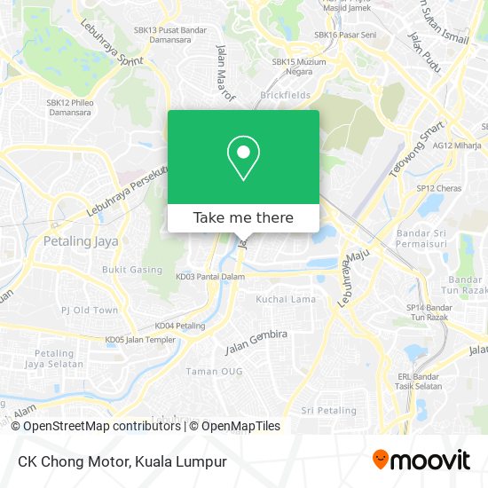 CK Chong Motor map