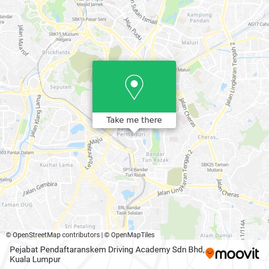 Pejabat Pendaftaranskem Driving Academy Sdn Bhd map