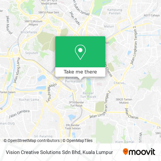 Vision Creative Solutions Sdn Bhd map