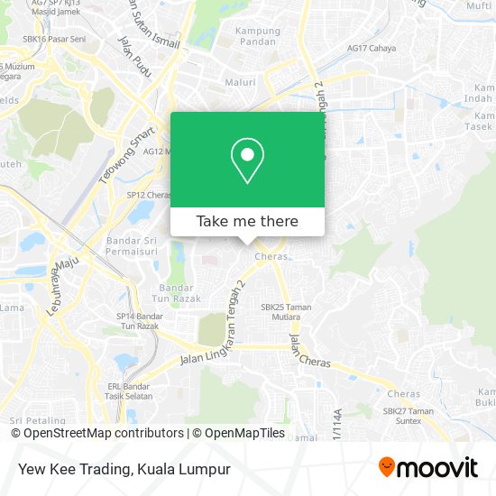 Yew Kee Trading map