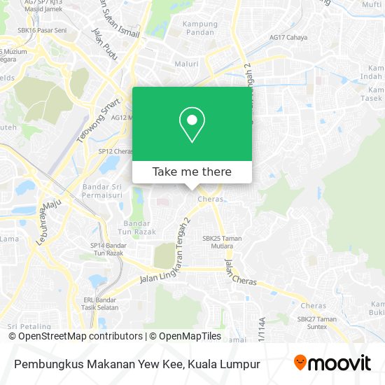 Pembungkus Makanan Yew Kee map