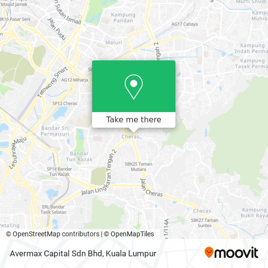 Avermax Capital Sdn Bhd map