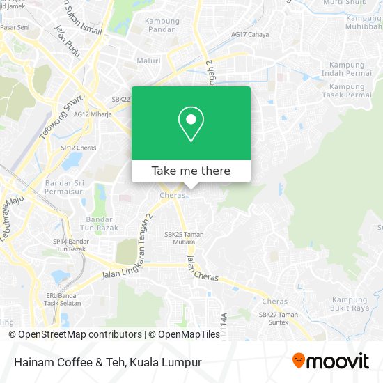 Hainam Coffee & Teh map