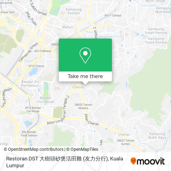 Restoran DST 大樹頭砂煲活田雞 (友力分行) map