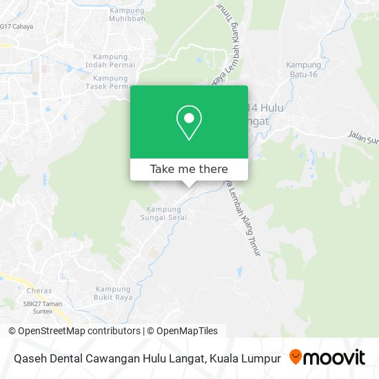 Qaseh Dental Cawangan Hulu Langat map