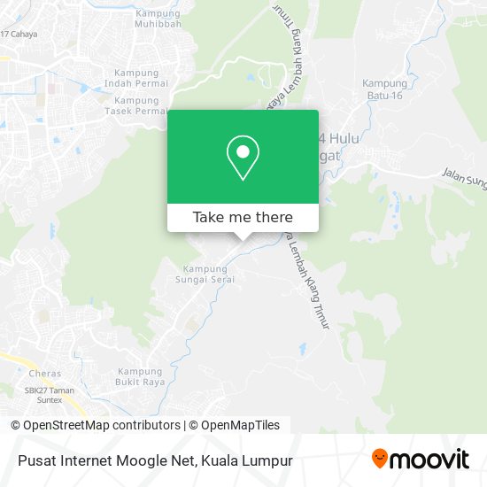 Peta Pusat Internet Moogle Net