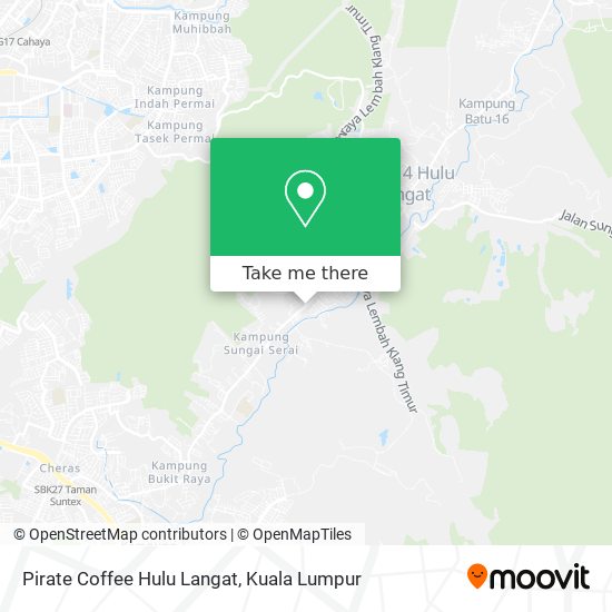 Peta Pirate Coffee Hulu Langat