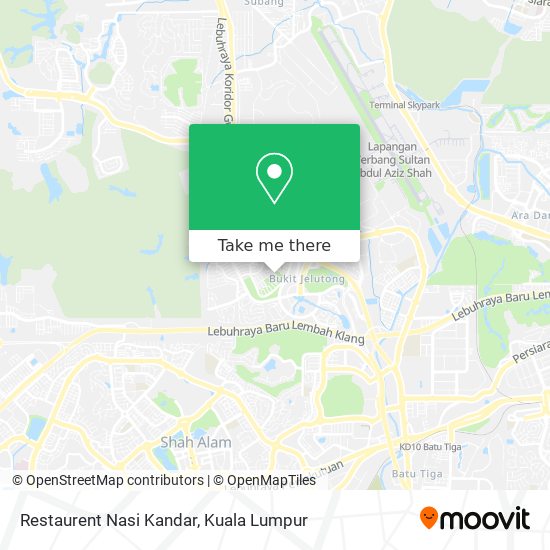 Peta Restaurent Nasi Kandar