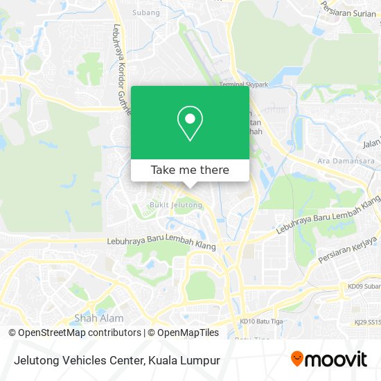 Peta Jelutong Vehicles Center
