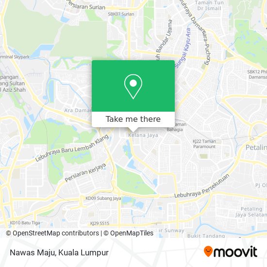 Nawas Maju map