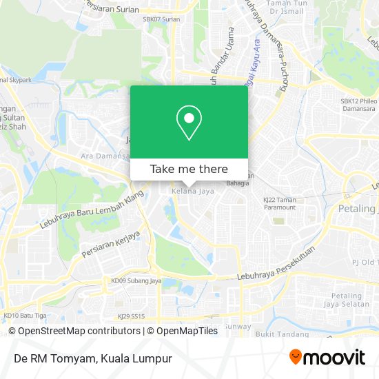 De RM Tomyam map