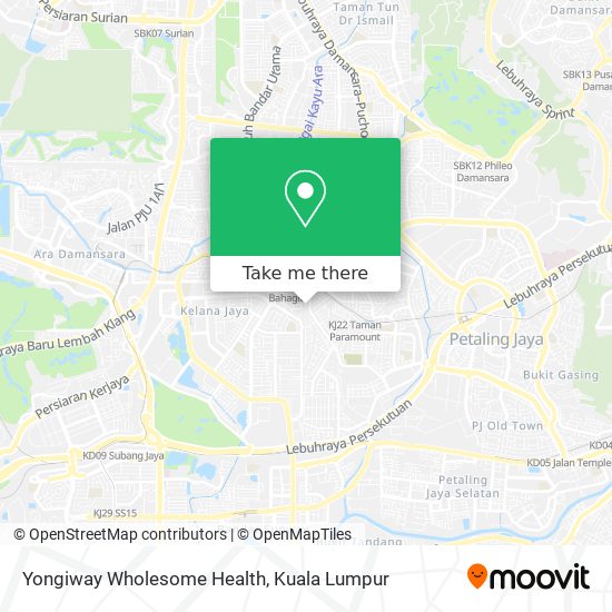 Yongiway Wholesome Health map