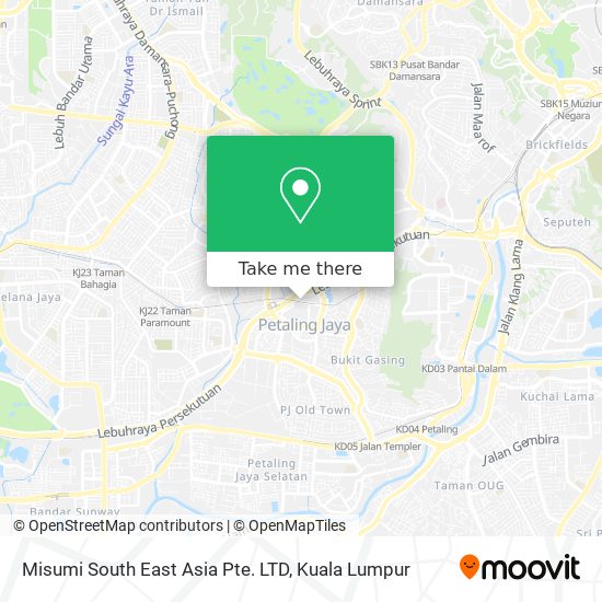 Misumi South East Asia Pte. LTD map