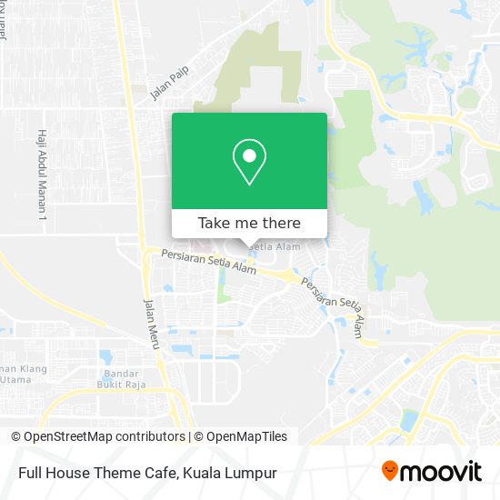 Full House Theme Cafe map