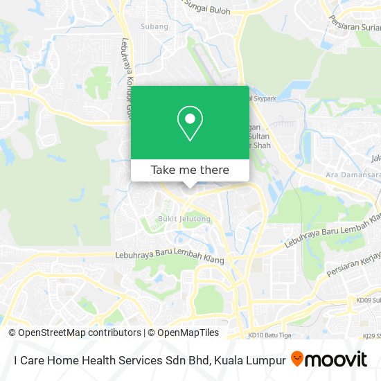 I Care Home Health Services Sdn Bhd map