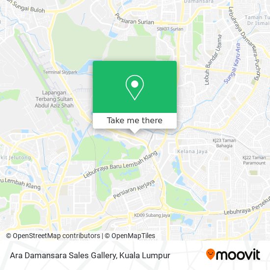 Ara Damansara Sales Gallery map