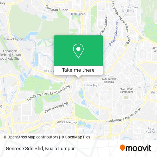 Genrose Sdn Bhd map