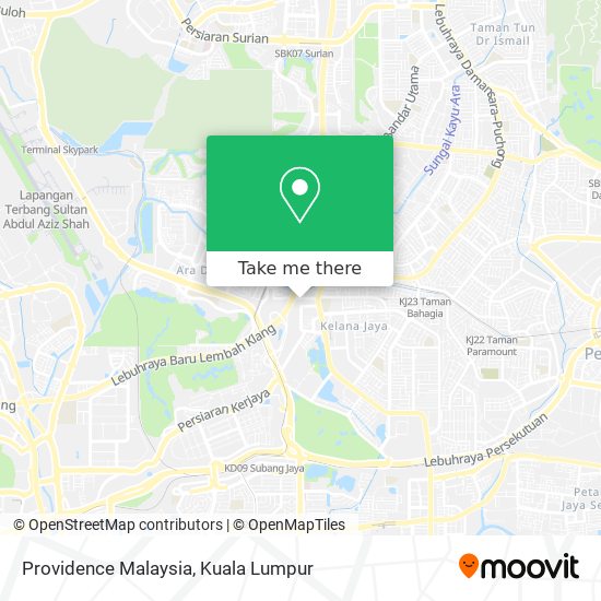 Providence Malaysia map