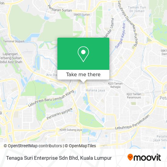 Tenaga Suri Enterprise Sdn Bhd map