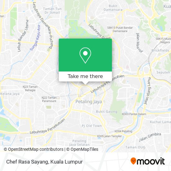 Chef Rasa Sayang map