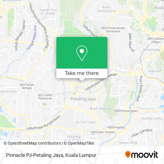 Peta Pinnacle PJ-Petaling Jaya