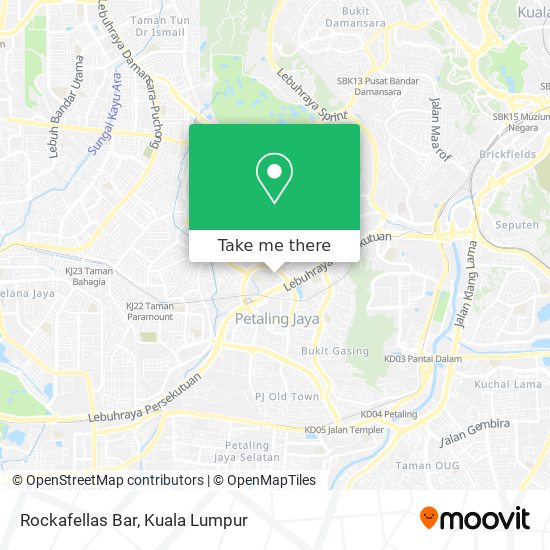 Rockafellas Bar map
