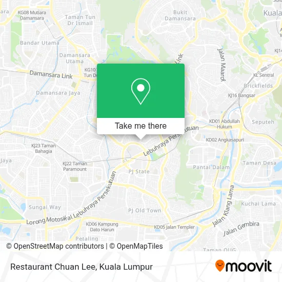 Restaurant Chuan Lee map