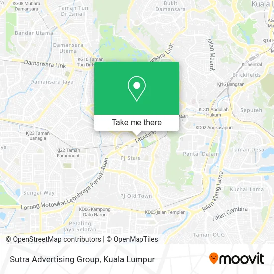 Sutra Advertising Group map