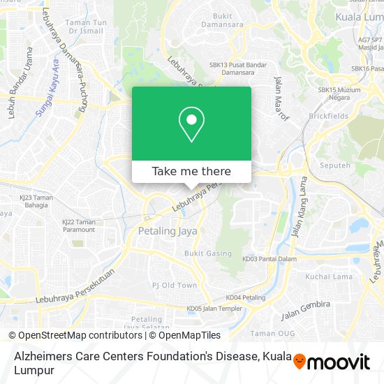 Alzheimers Care Centers Foundation's Disease map