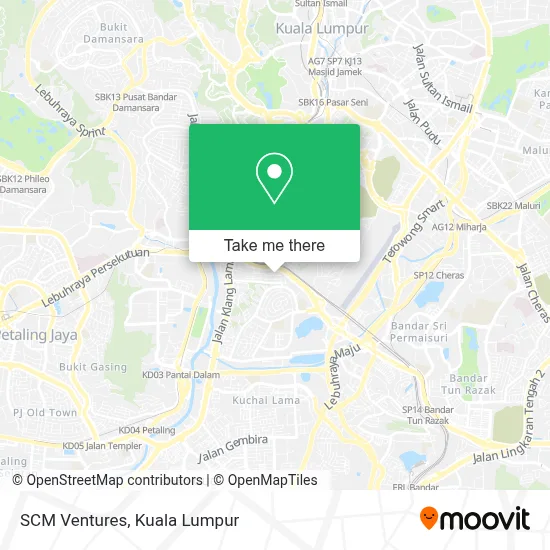 SCM Ventures map