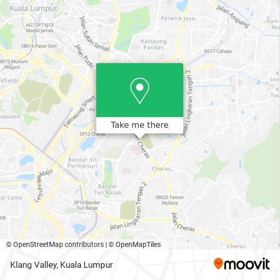 Klang Valley map