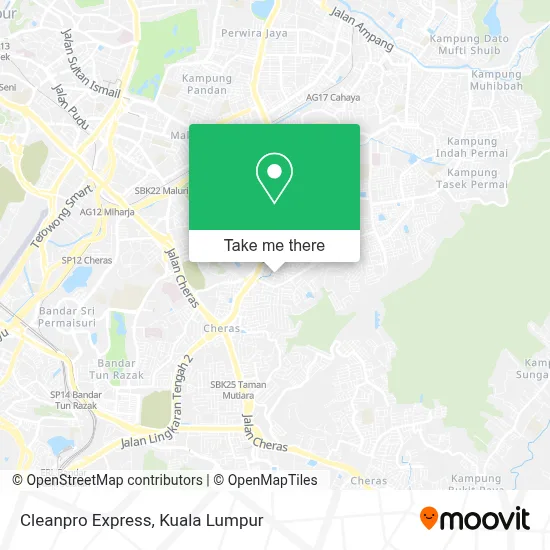 Cleanpro Express map
