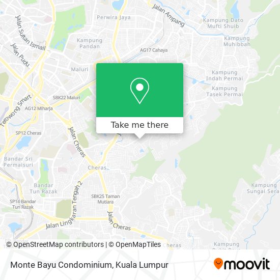 Monte Bayu Condominium map