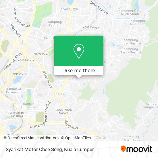 Syarikat Motor Chee Seng map