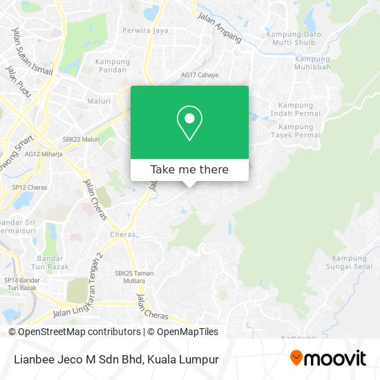 Lianbee Jeco M Sdn Bhd map