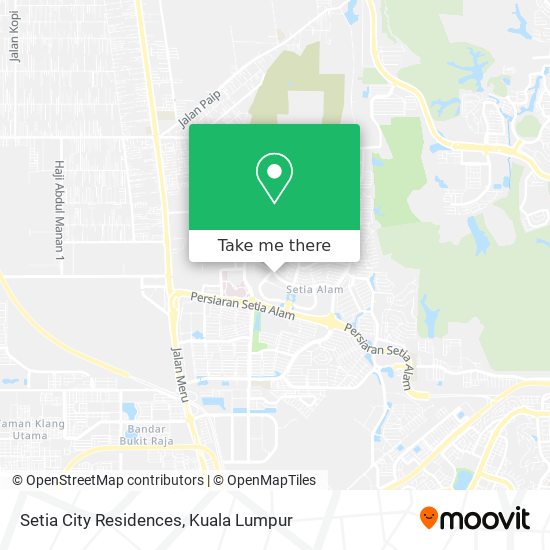 Setia City Residences map