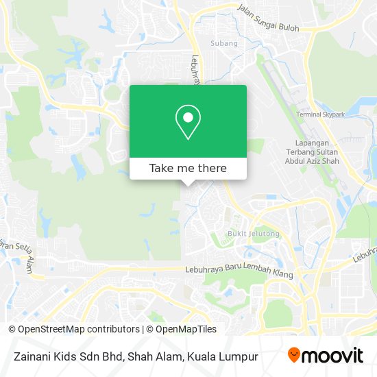 Zainani Kids Sdn Bhd, Shah Alam map