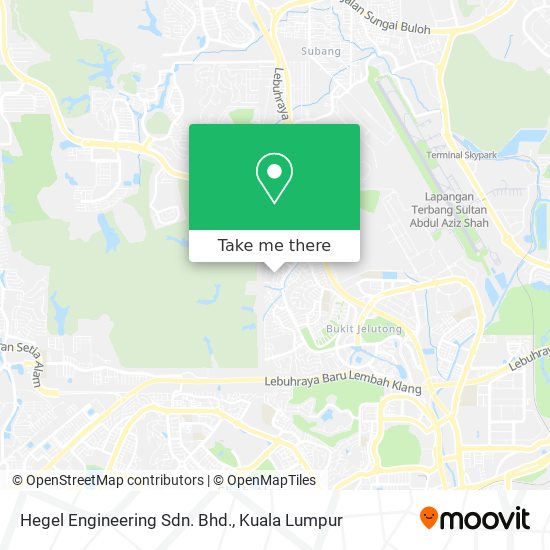 Hegel Engineering Sdn. Bhd. map