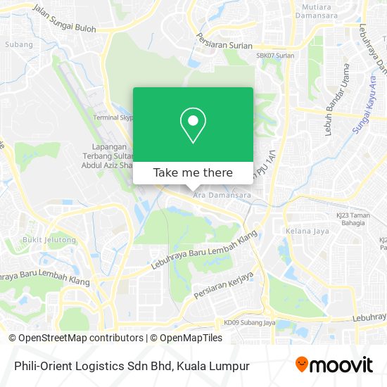 Phili-Orient Logistics Sdn Bhd map