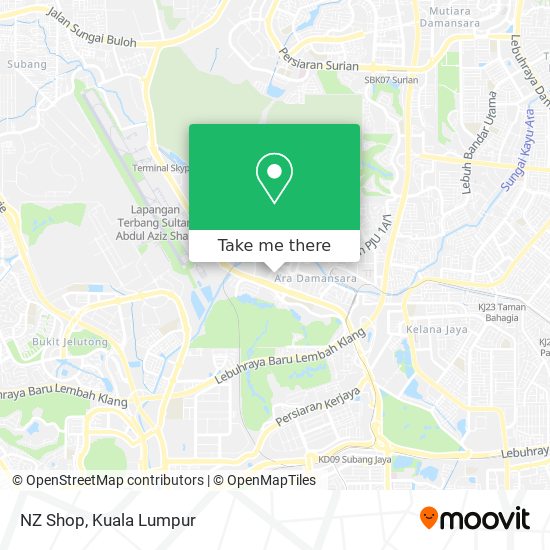 NZ Shop map