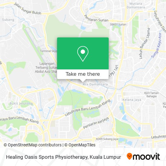 Healing Oasis Sports Physiotherapy map