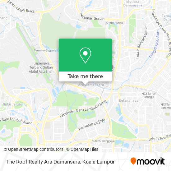 The Roof Realty Ara Damansara map