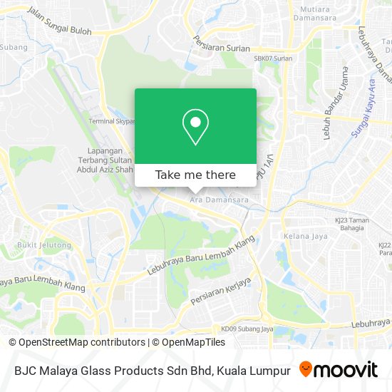 BJC Malaya Glass Products Sdn Bhd map