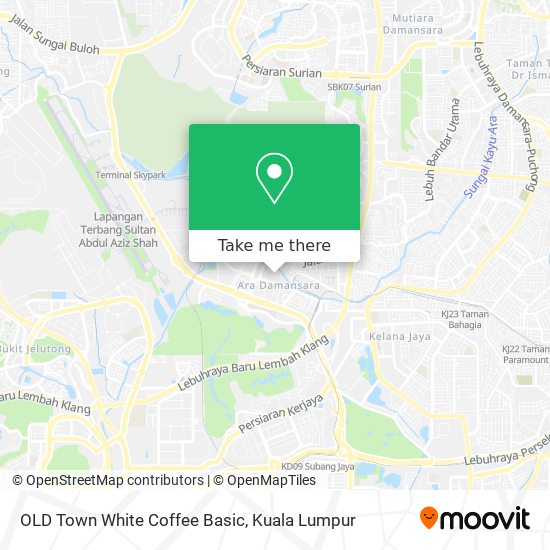 OLD Town White Coffee Basic map