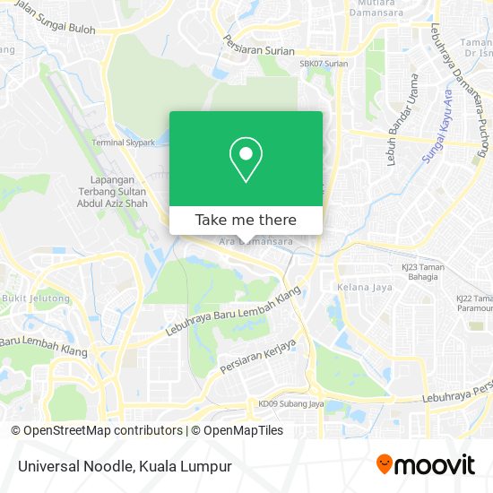 Universal Noodle map