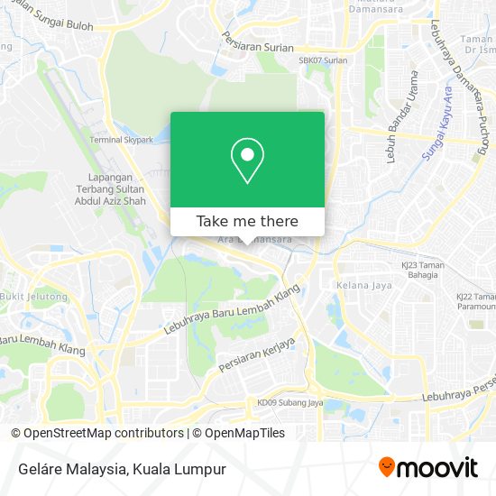 Geláre Malaysia map