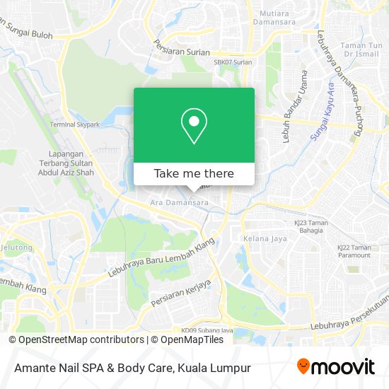 Amante Nail SPA & Body Care map