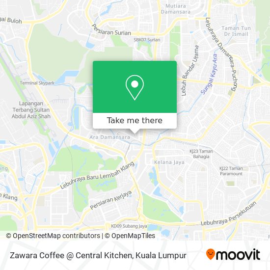 Zawara Coffee @ Central Kitchen map